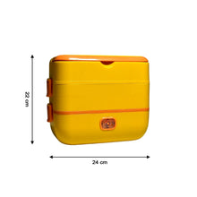 2Layer Electric Lunch Box for Office, Portable Lunch Warmer with Removable 4 Stainless Steel Container. - Justgrabit Inc.