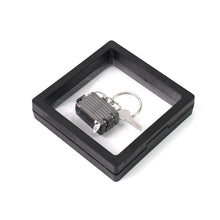 Suitcase Shape Nail Clipper Keychain Key & 3D Floating Frame Display Case (1 Set) - justgrabit.in | Just Grab It