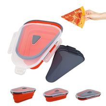 Reusable Expandable Pizza Storage Container with 5 Microwavable Trays - justgrabit.in | Just Grab It