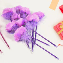 FASHION ROSE FLOWER & STAR DESIGN BALL PEN SMOOTH WRITING FOR WEDDING , EVENTS & MULTIUSE PEN ( SET OF 5PC) - Justgrabit Inc.