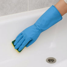 Long Cuff Multipurpose Rubber Cleaning Gloves (1 Pair, Mix Color) - justgrabit.in | Just Grab It