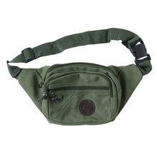 Stylish Multi - Pocket Black Waist Bag / Fanny Pack (1 Pc / Mix Design) - justgrabit.in | Just Grab It