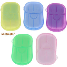 Travel Paper Soap Sheet with Mini Box (20 Sheets in a Pack Approx / Mix Color) - justgrabit.in | Just Grab It