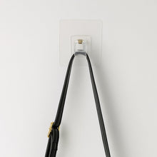 Self - Adhesive Transparent Wall Hook Holder Clip (1 Pc) - justgrabit.in | Just Grab It