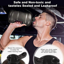Sports Gym 1.5 Liters Gallon Water Bottle with Mixer and Strainer - Justgrabit Inc.