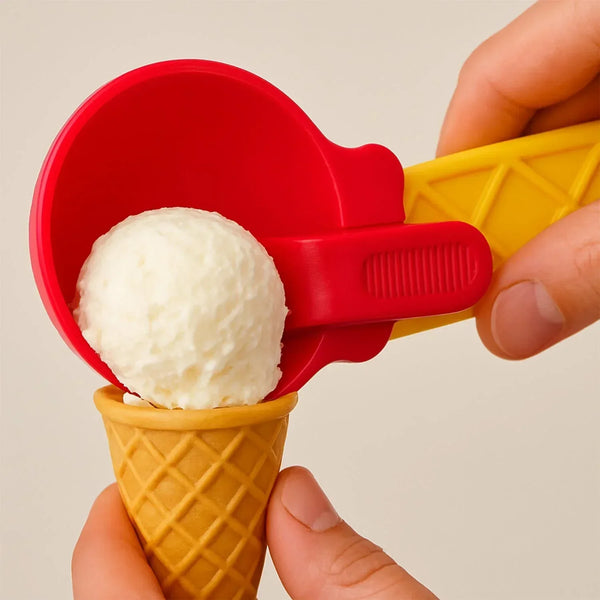 1 - Piece Plastic Ice Cream & Watermelon Scooper with Trigger Dipper - Justgrabit Inc.
