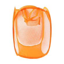 Foldable Pop - Up Mesh Laundry Basket Hamper (1 Pc) - justgrabit.in | Just Grab It