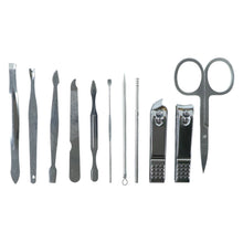 11 in 1 Stainless Steel Personal Grooming Manicure Pedicure Care Kit - justgrabit.in | Just Grab It