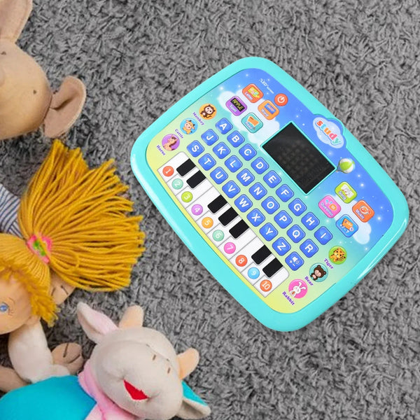 Learning Educational Computer Kids Piano Laptop with LED Screen & Music - Justgrabit Inc.