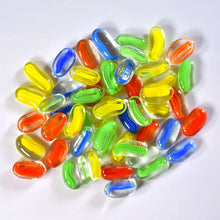Glass Gem Stone, Flat Round Marbles Pebbles for Vase Fillers, Attractive pebbles for Aquarium Fish Tank. - Justgrabit Inc.