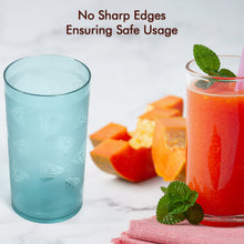 Set of 6 Unbreakable Transparent Plastic Water Glasses (300ml) - justgrabit.in | Just Grab It