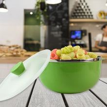 Apex 2200ml Microwave - Safe Plastic Serving Bowl with Lid (1 Pc) - Justgrabit Inc.