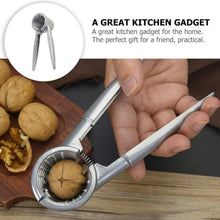 Luxury Stainless Walnut Cracker – Portable Nut Cutter & Bottle Opener for Nuts (Pecans, Almonds, Nuts) - Justgrabit Inc.