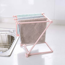 Folding Kitchen Bathroom Towel Rack, Towel Stand (1 Pc) - justgrabit.in | Just Grab It