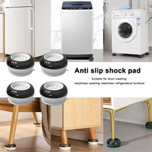 Anti Vibration Pads for Washing Machine, Washing Machine Base Foot Pads Non Slip Heighten Shock and Noise Cancelling Base Pads (4 pcs Set) - Justgrabit Inc.