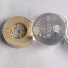 3D Astronomy Night Lamp Crystal Ball lamps With Base (1 Pc) - justgrabit.in | Just Grab It