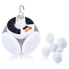 Solar Multi - Functional Emergency LED Light – USB Rechargeable, 5 Modes, Foldable, SOS & IP65 Waterproof - Justgrabit Inc.