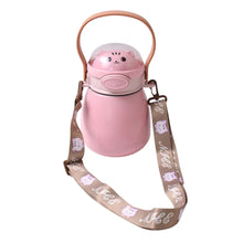Stainless Steel Kitten / Bottle Vacuum Insulated Cup With Handle & Strap (700 ML) - justgrabit.in | Just Grab It