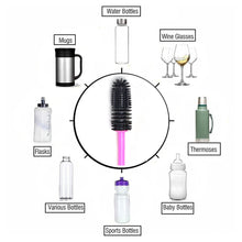 Long Bottle Cleaning Brush for Washing Water Bottle, Narrow Neck Containers - justgrabit.in | Just Grab It
