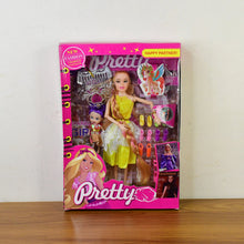 Fashion Doll with Baby Accessories Set (Mix Design) - justgrabit.in | Just Grab It