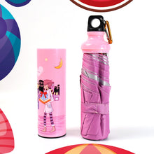 4 Fold Foldable Bottle Summer Umbrella for On - the - Go (1 Pc / Mix Color) - justgrabit.in | Just Grab It