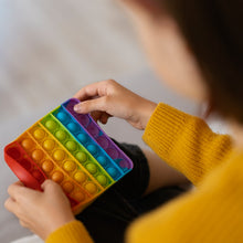 Square it Toy Special Needs Silicone Stress Relief Toy For Kids & Adult All Use Toy - justgrabit.in | Just Grab It