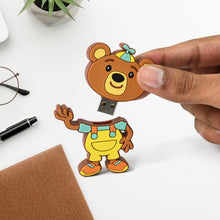 Portable Cartoon Silicone USB Pen Drive (15 GB Baby Rhymes Song / 1 Pc) - justgrabit.in | Just Grab It