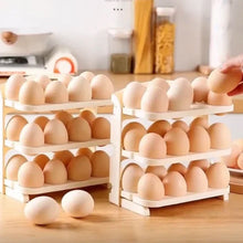 Plastic Foldable Egg Tray | 24 Grid Egg Storage Box (1 Pc) - justgrabit.in | Just Grab It