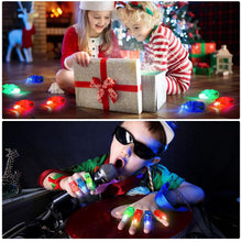 Light up Finger Tips, Clear Mini Rings, LED Glow Ring with Elastic Band (1 Pc) - justgrabit.in | Just Grab It