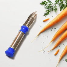 Stainless Steel 2 - in - 1 Vegetable Peeler - Multifunctional Grater with Hanging Ring (1 pc) - Justgrabit Inc.