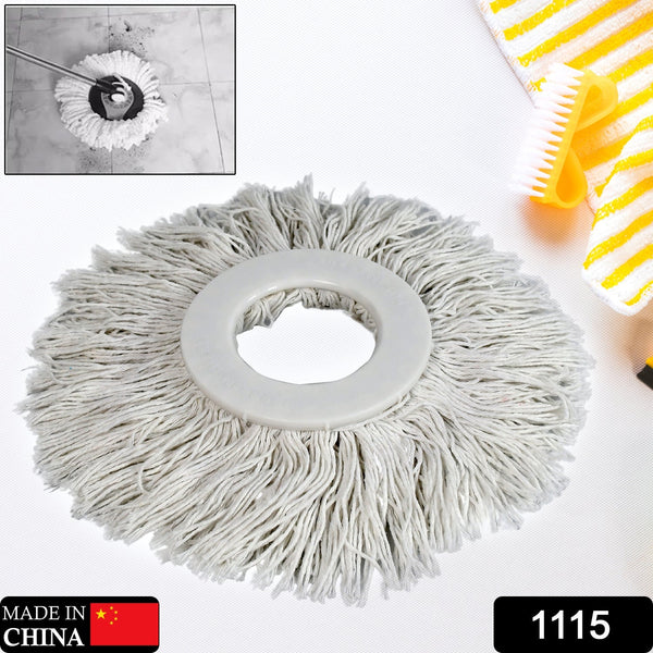 Microfiber Spin Mop Head – Round Shape Standard Size Refill for All Mop Types - justgrabit.in | Just Grab It