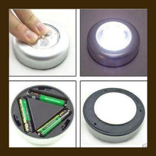 4 LED Battery - Powered Wireless Night Light Stick Tap Touch Lamp - justgrabit.in | Just Grab It