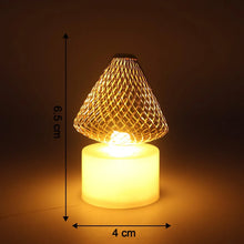 Set of 12 Decorative LED Flameless Candle Lights with Golden Net Cover - Justgrabit Inc.