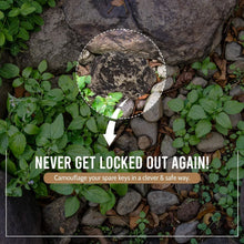 Realistic Fake Rock Key Hider – Weatherproof Outdoor Key Storage for Emergencies (1 Pc) - Justgrabit Inc.