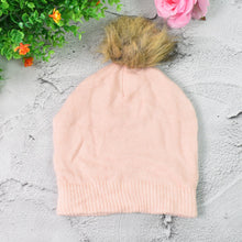 Small Cap for Winter Woolen Knitted Inside Fur Caps (1 Pc / Mix Design & Color) - justgrabit.in | Just Grab It