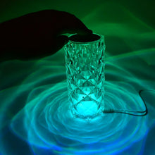 Crystal LED Touch Table Lamp with Remote Control - Justgrabit Inc.