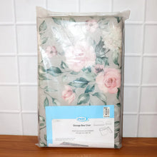 Premium Foldable Storage Box with Floral Lid (1 Pc) - justgrabit.in | Just Grab It
