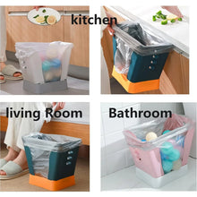 Expandable Trash Can (1 Pc): Plastic, Large Capacity, Kitchen & Bathroom - Justgrabit Inc.