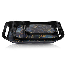 Premium Plastic Serving Tray (3 Pc) - justgrabit.in | Just Grab It