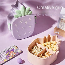 Kids Lunch Box Cute Pineapple Shaped Bento Box with Fork Spoon Snack Container Microwave Portable Office Lunch Box (1 Pc / With Spoon & Fork) - Justgrabit Inc.