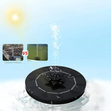 Fast Fountain by Pocket Hose - Solar - Powered - Instantly Adds a Water Feature Virtually Anywhere - 5 Spray Modes - No Installation or Batteries Required - Great for Bird Baths, Pools, Pond & More (1 Pc) - Justgrabit Inc.