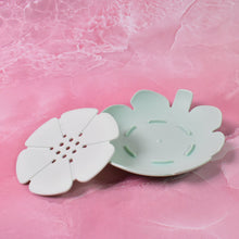 Plastic Flowers Soap Dish Bathroom Accessories Set Shower Gift ,Sabudani (1 Pc) - justgrabit.in | Just Grab It