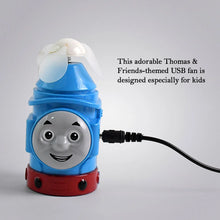 Plug - and - Play Cartoon Mini Fan in Train Character Design - Justgrabit Inc.