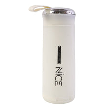Premium White Glass Water Bottle (1 Pc ,400 ML) - justgrabit.in | Just Grab It