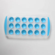 Smart Push Out Round Shape Mini Ice Cube Trays with Flexible Silicone Bottom | Round Shape Silicone Chocolate Mold Maker Ice Cube Tray Freeze Mold - Justgrabit Inc.