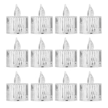12 Pcs Flameless and Smokeless Decorative Acrylic Candles Transparent Led Tea Light Candle for Gifting, House, Diwali, Christmas, Festival, Events Decor Candles, Diwali - justgrabit.in | Just Grab It