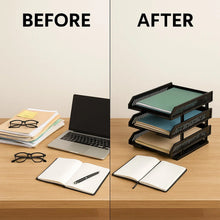 4 - Layer Multifunctional File Rack with Drawers for Office Desk - Justgrabit Inc.