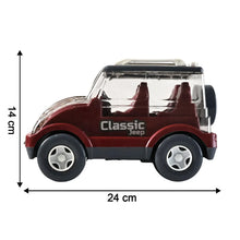 Friction - Powered Classic Jeep Toy Car for Kids (1 Pc) - justgrabit.in | Just Grab It