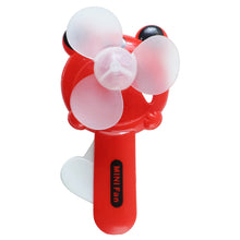 Hand Press Mini Portable Fan Toy (1 Pc, Mix Color & Design) - justgrabit.in | Just Grab It