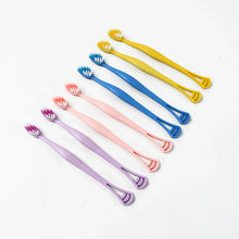 2 - in - 1 Tooth Brush with Tongue Scraper, Soft Bristle & Long Handle (8Pcs) Soft Toothbrush - Justgrabit Inc.